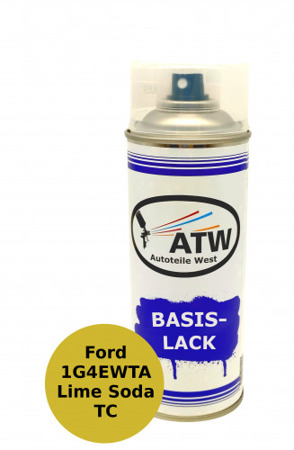 Autolack für Ford 1G4EWTA Lime Soda TC+400ml Klarlack Set